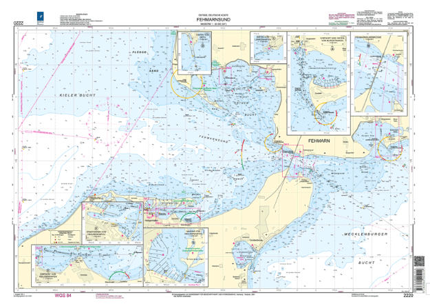 Duitse kaart 2220 - Fehmarnsund